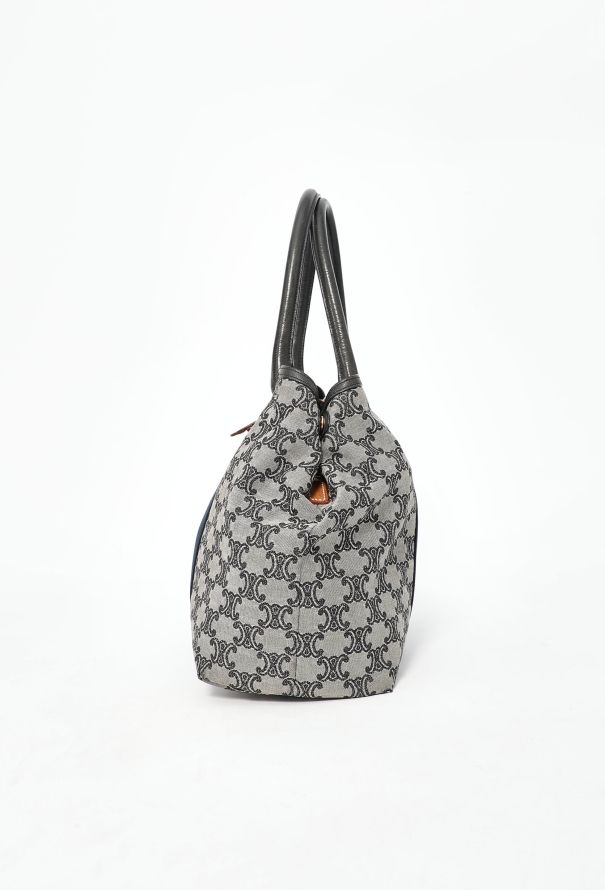 Céline Navy Triomphe Tote Bag - 6