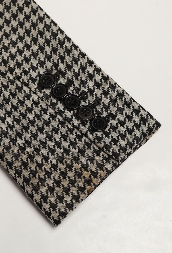 Saint Laurent S/S 2014 Houndstooth Blazer - 9