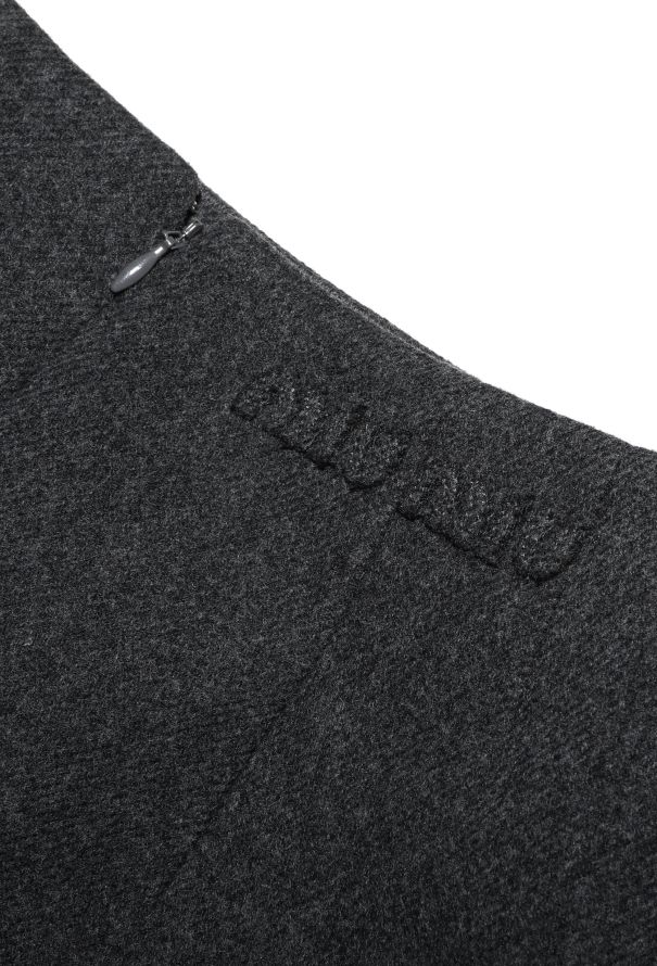 Miu Miu F/W 2024 Felted Emblem Skirt - 9