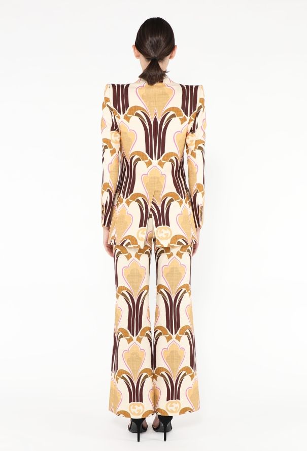 Gucci S/S 2022 Graphic Linen Suit - 7