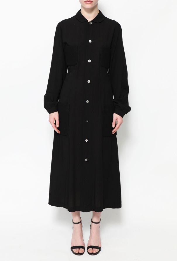 Comme des Garçons Early 2000s 'Robe de Chambre' Button Tunic - 2