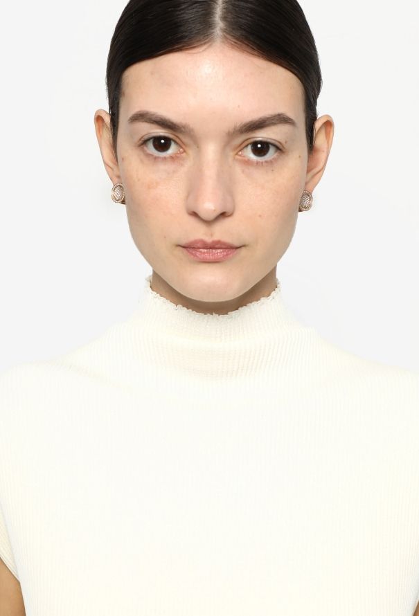 Vintage & Antique 18k Yellow Gold & Diamond Earrings - 3