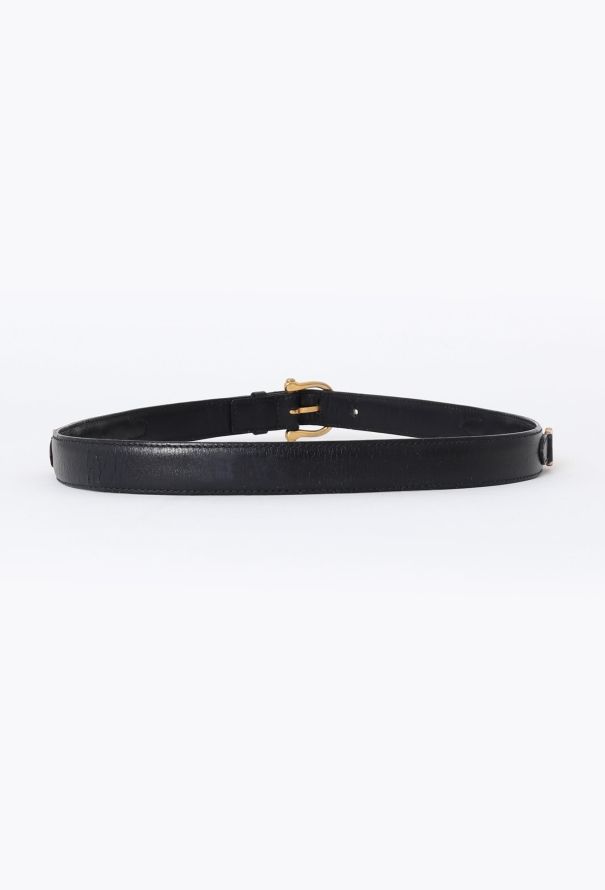 Céline '70s Horsebit Leather Belt - 2
