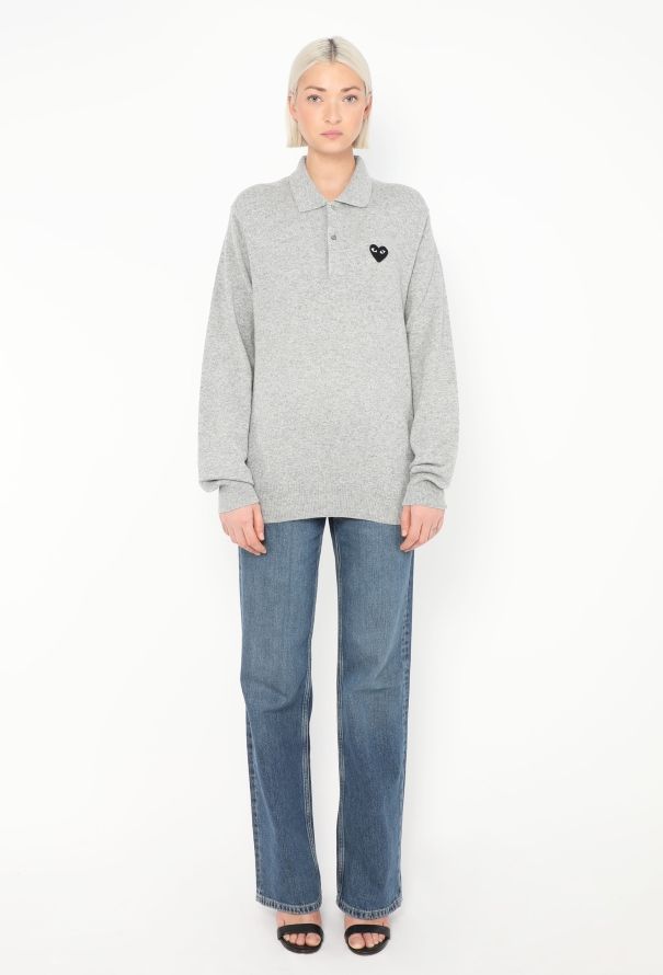 Comme des Garçons 2007 Logo Knit Polo - 3