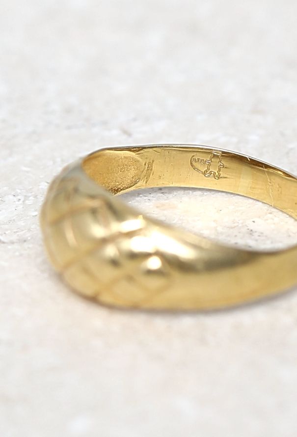 Vintage Fine Jewelry 18k Gold, Diamond & Ruby Band Ring Set - 11