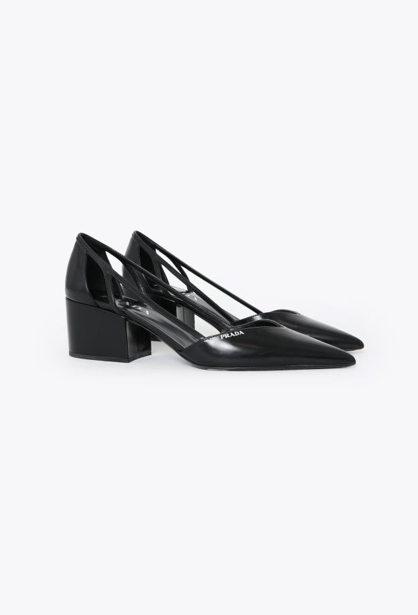 Prada F/W 2024 Cut-Out Logo Pumps - 4