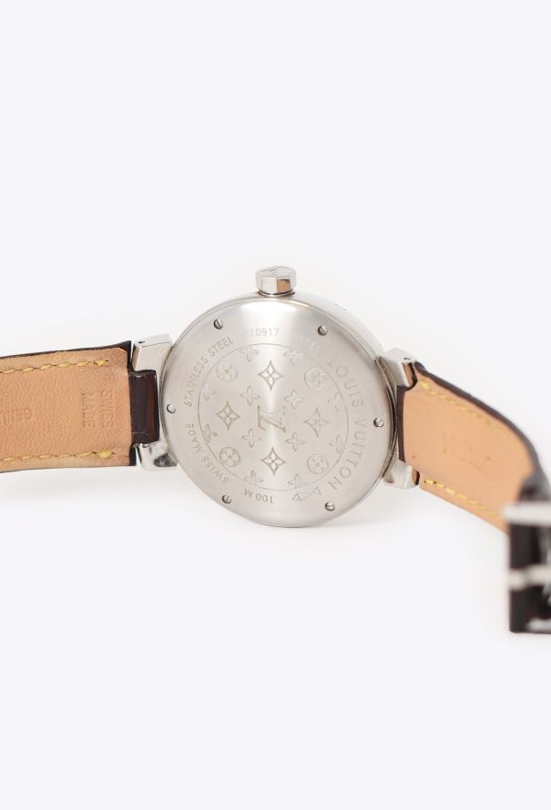 Louis Vuitton Steel Tambour GMT Q1131 Watch - 6