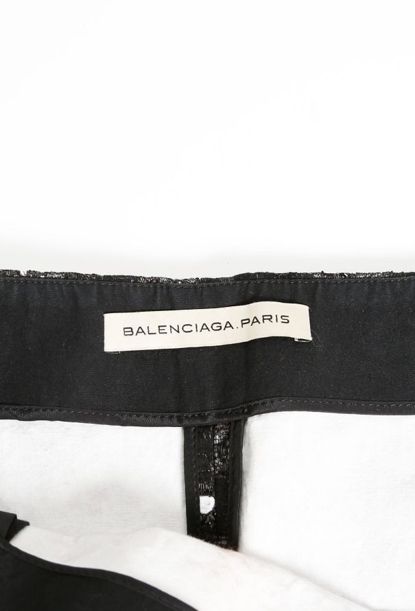 Balenciaga 2012 Embroidered Lace Mini Skirt - 4