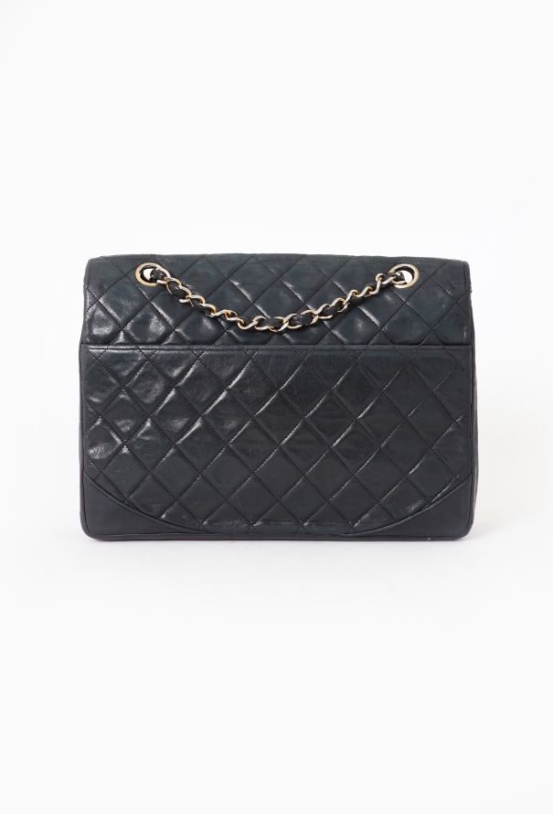 Chanel Navy Paris Double Flap Bag - 4