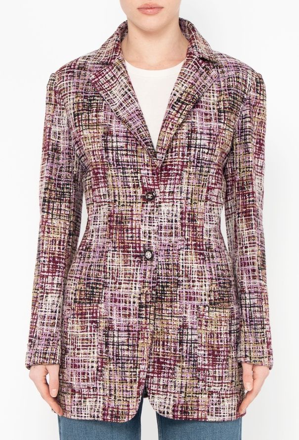Chanel RARE S/S 1998 Tweed Bodycon Jacket - 1