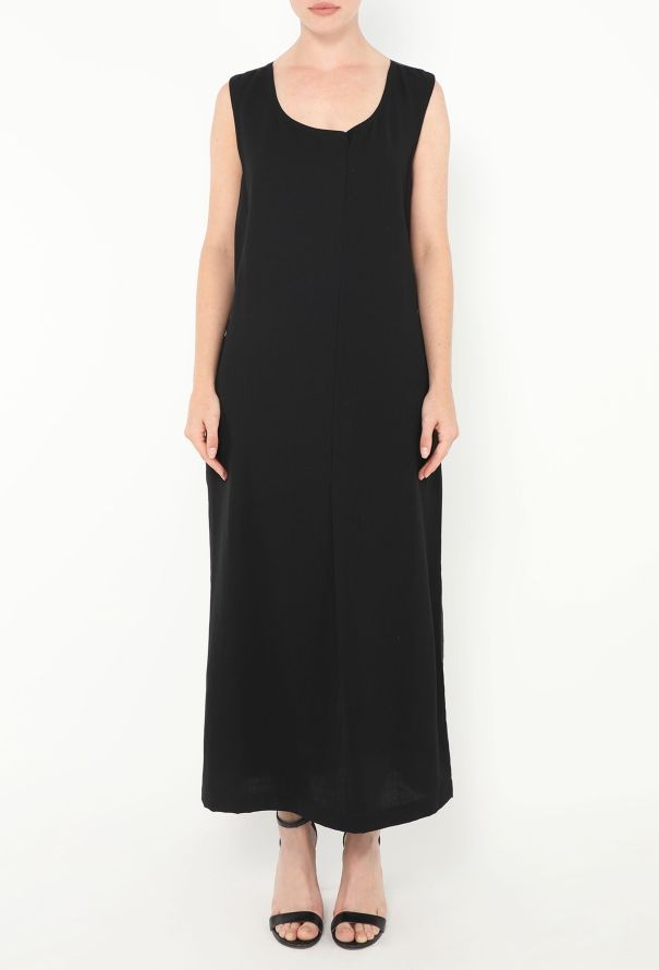 Comme des Garçons '90s Belted Twill Maxi Dress - 4