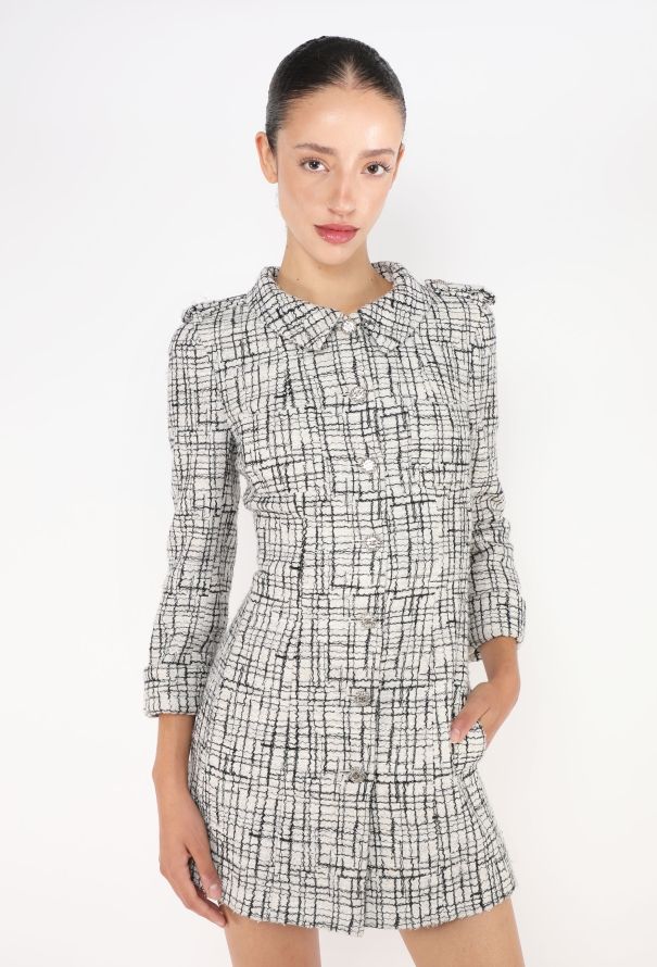 Chanel Resort 2006 Bicolor Tweed Dress - 1
