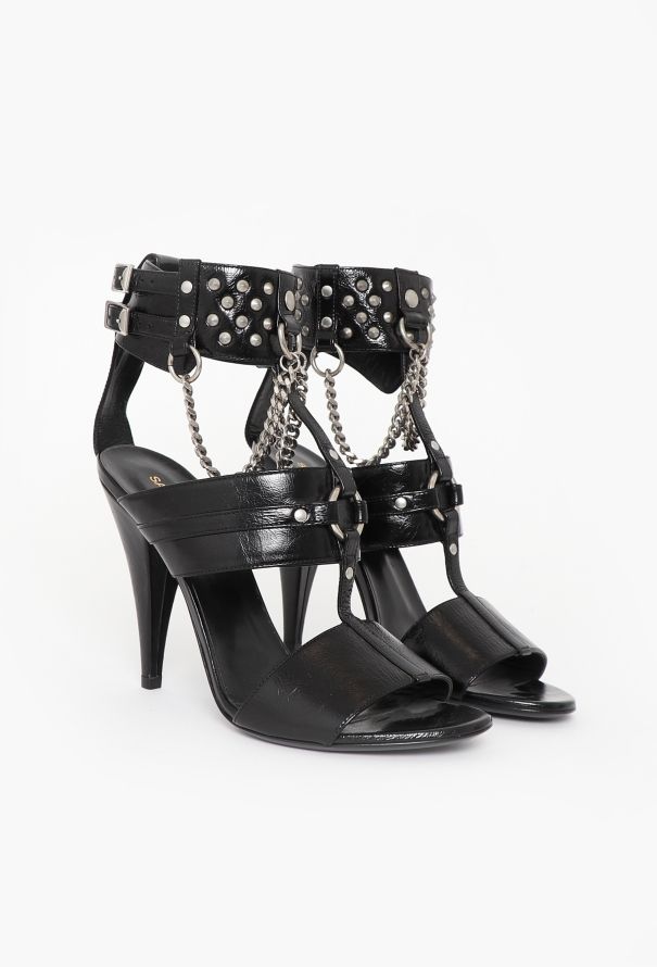Saint Laurent F/W 2015 Studded Chainlink Pumps - 3