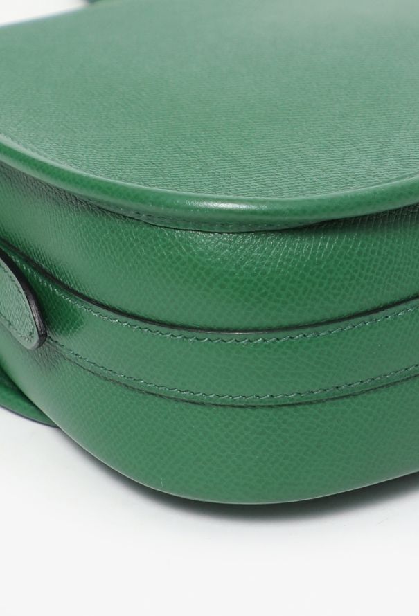 Hermès Vintage Green Bamboo Duffle Bag - 7