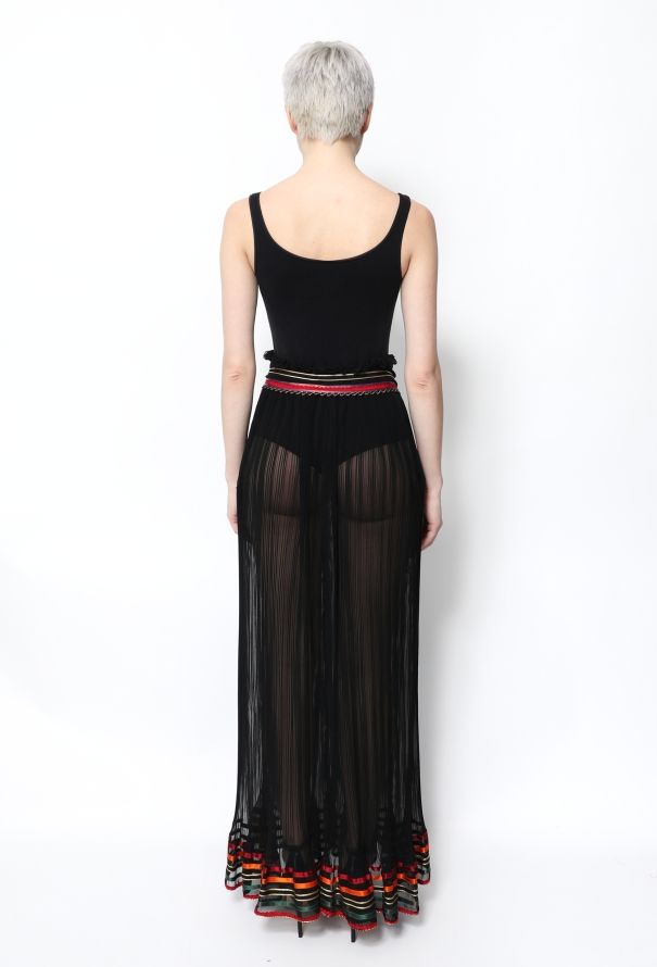 Sant'Angelo '70s Pleated Boho Skirt - 3