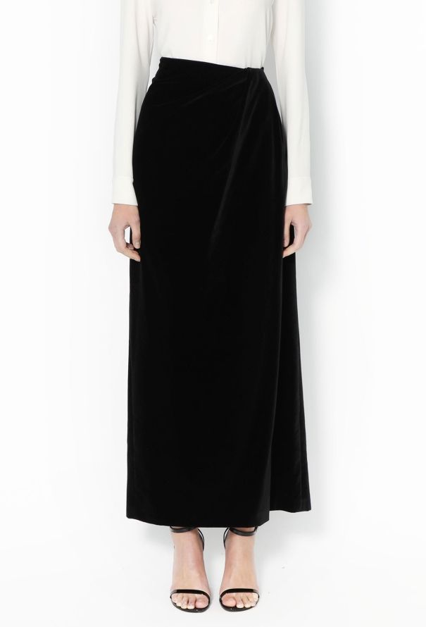 The Row 2022 Azelia Velvet Skirt - 2