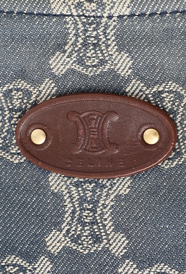 Céline Denim Triomphe Crossbody Bag - 11