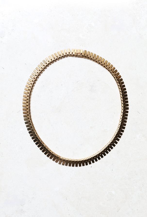 Vintage Fine Jewelry 18k Yellow Gold Necklace - 2