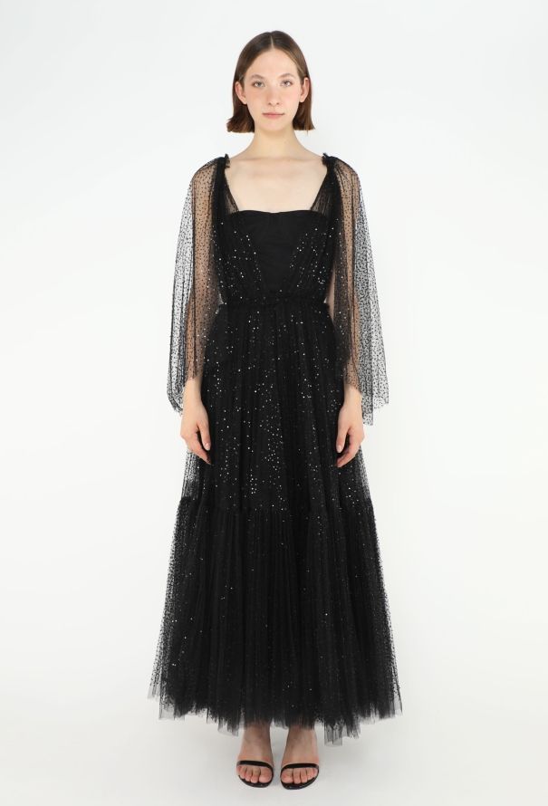 Dior Couture Fall 2018 Vermicelli Tulle Gown - 1