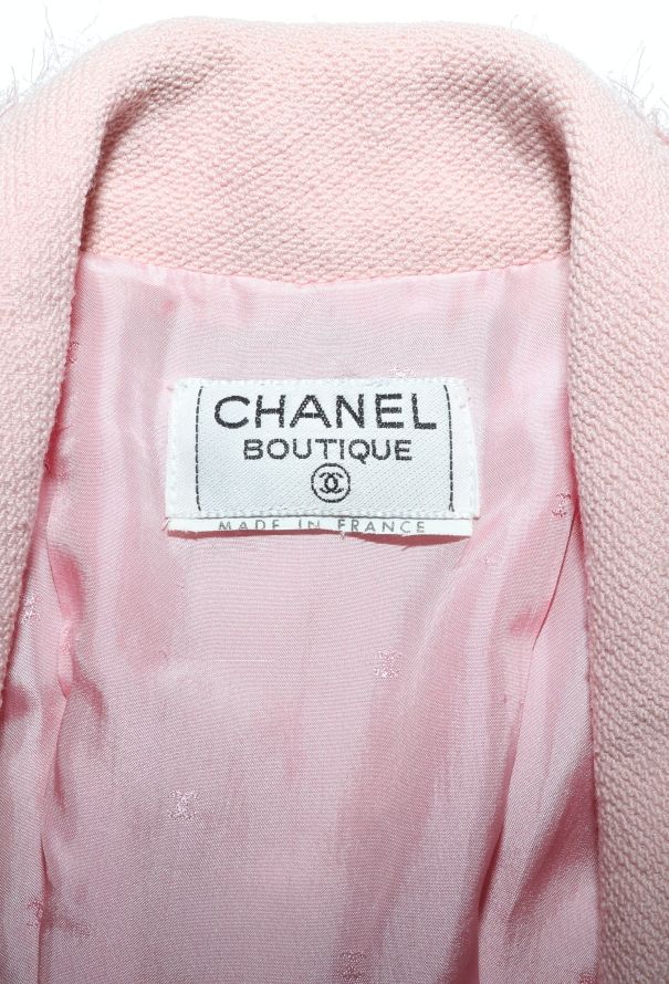 Chanel CAMPAIGN F/W 1994 Frayed Bouclé Jacket - 8