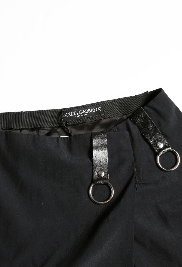 Dolce & Gabbana Early 2000s Buckle Mini Skirt - 6