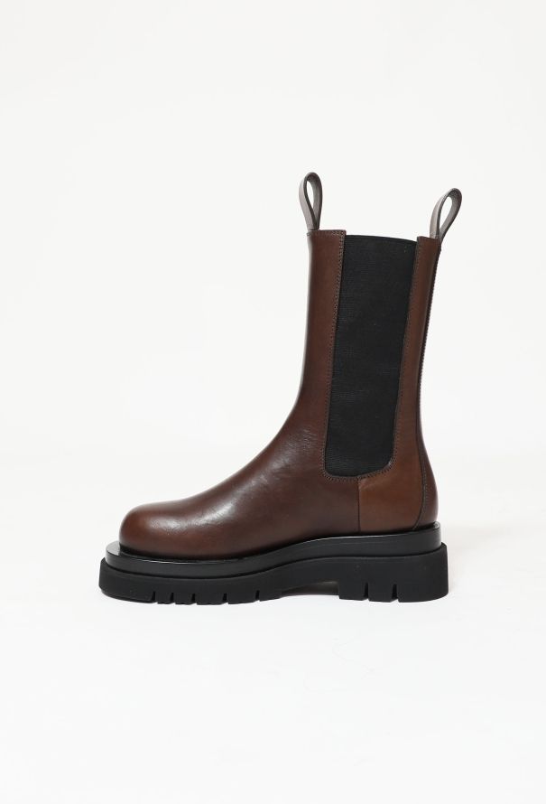 Bottega Veneta Pre-Fall 2020 BV Tire "Chelsea" Boots - 6