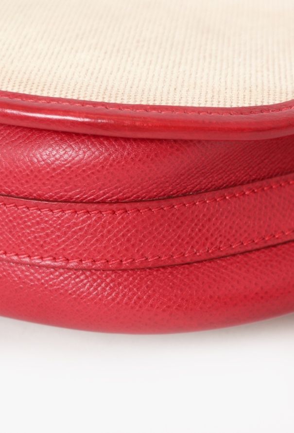 Hermès Toile H & Red Courchevel Balle De Golf - 8