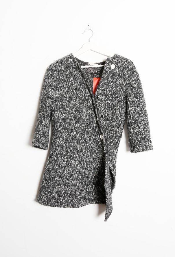 Céline F/W 2014 Bouclé Wrap Top - 7