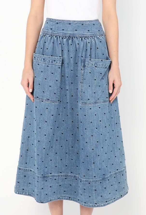 Ulla Johnson Pre-Fall 2018 Denim Skirt - 4