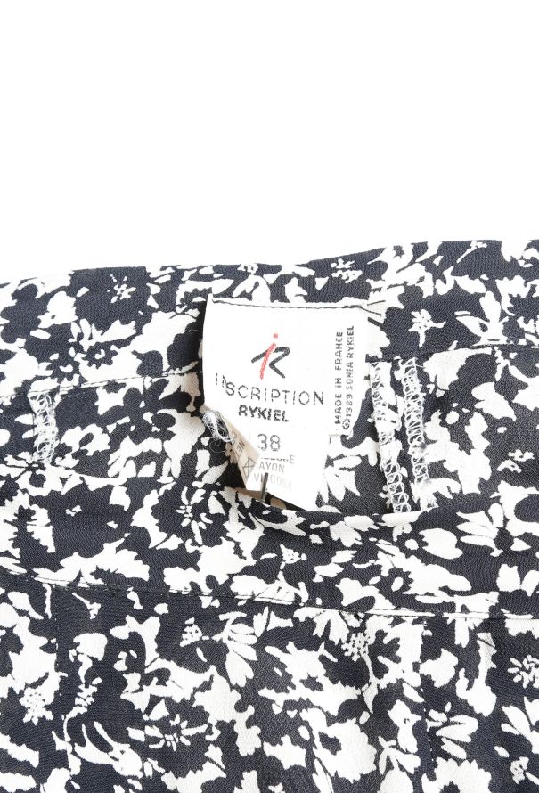 Sonia Rykiel '90s Floral Crêpe Skirt - 3