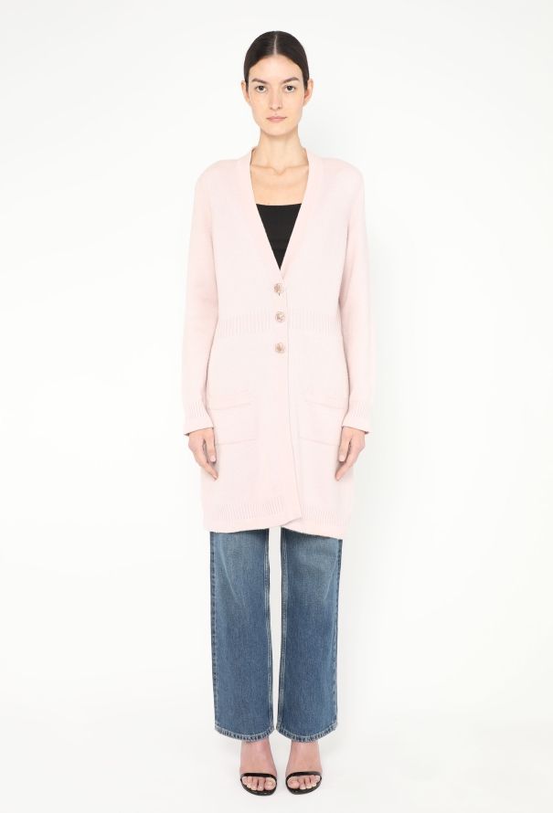 Chanel 2007 Ribbed Cashmere Cardigan - 2