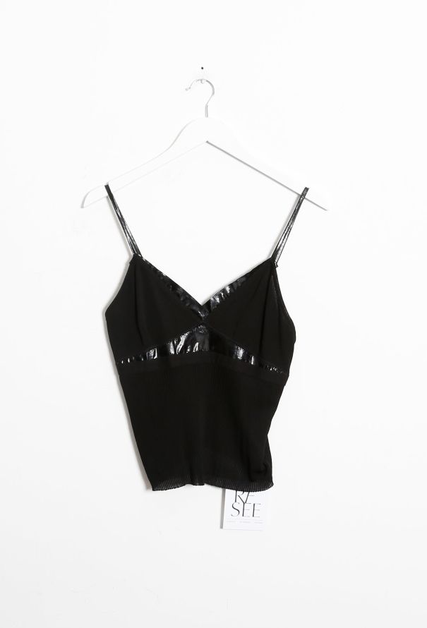 Chanel Patent Trim Top & Skirt Ensemble - 6