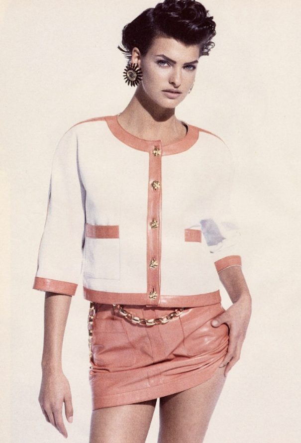 Chanel ICONIC S/S 1990 Bicolor Lambskin Ensemble - 4