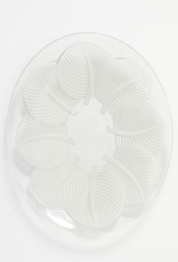 Vintage Objects & Decor 1930s Verlys Art Deco Frosted Plate - 1