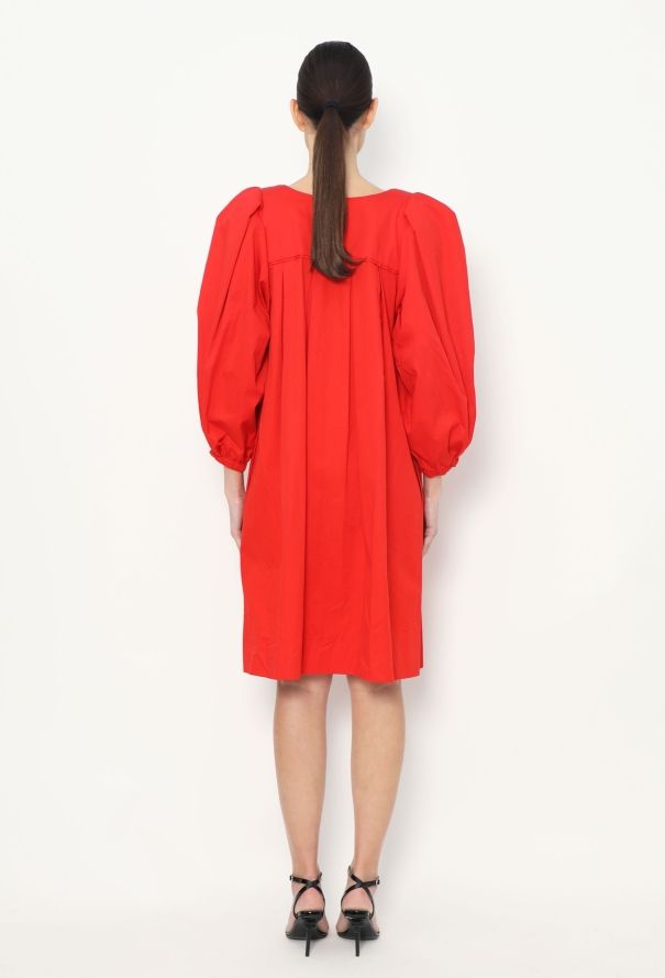 Saint Laurent S/S 1990 Pleated Tunic Dress - 5