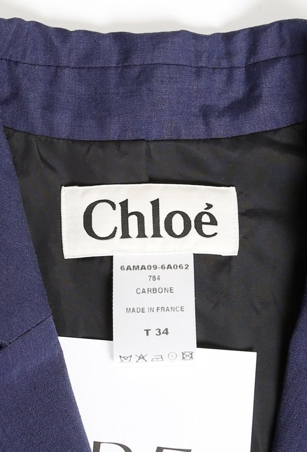 Chloé 2006 Phoebe Philo Belted Linen Jacket - 6