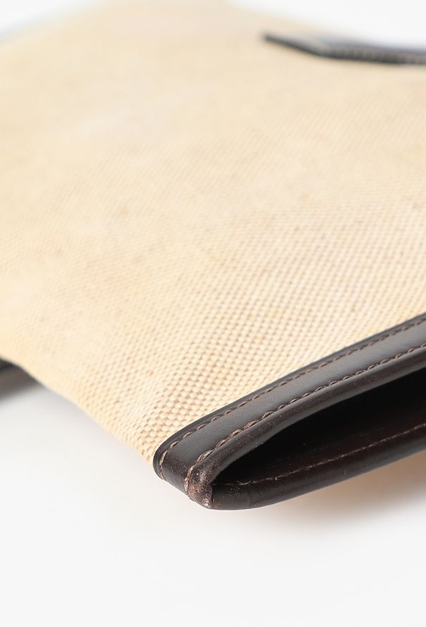 Hermès '70s Toile H & Box Jige Clutch - 9