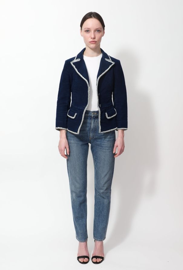 Chanel Iconic 2007 Fringe Trim Corset Jacket - 3