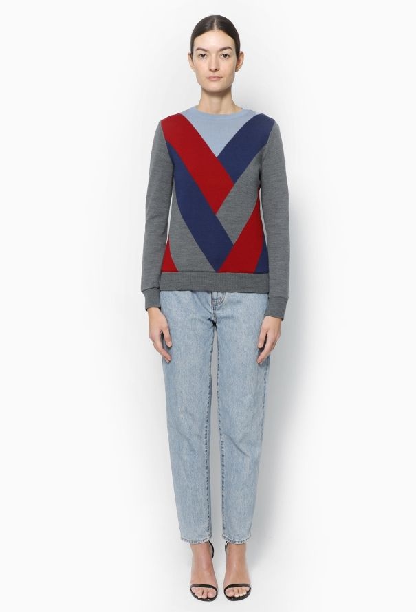 Céline F/W 2011 Geometric Colorblock Sweater - 3