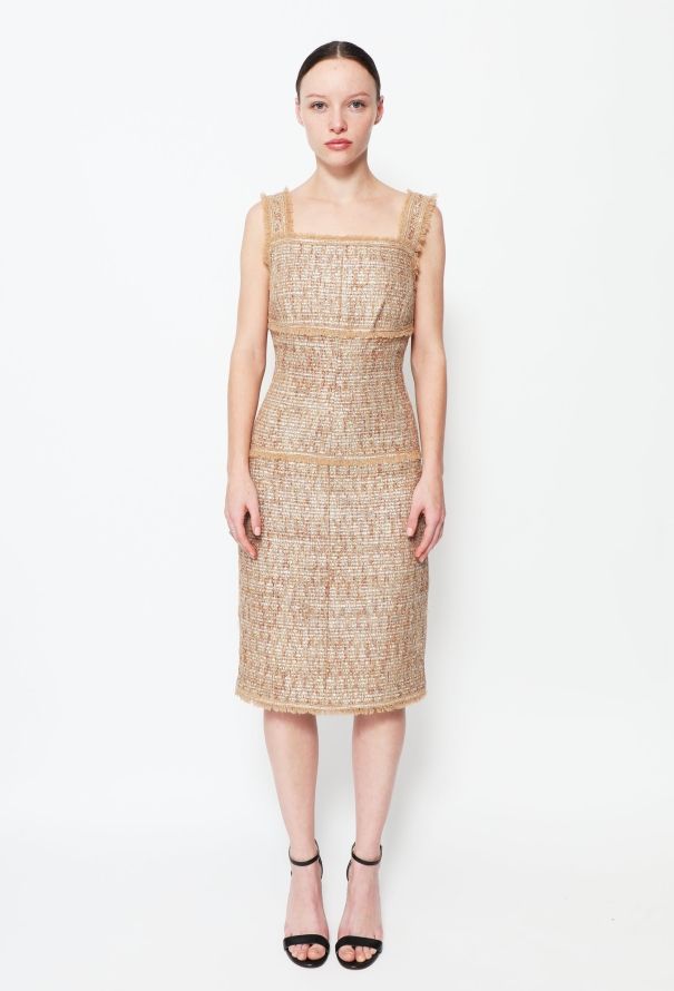 Chanel Iconic S/S 2005 Iridescent Tweed Dress - 1