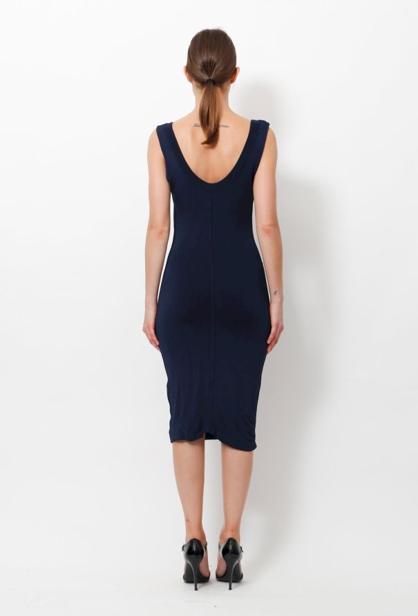 Alaïa Navy Stretch Dress - 5