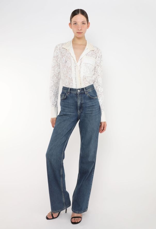 Chloé Pre-Fall 2018 Lace Blouse - 6