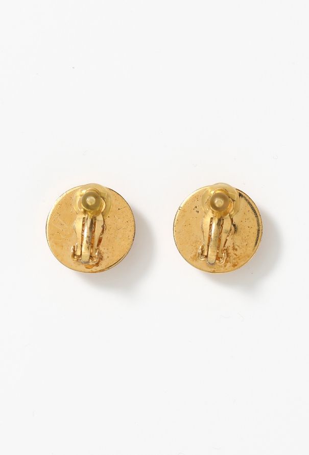 Chanel 1997 Turnlock 'CC' Clip Earrings - 3