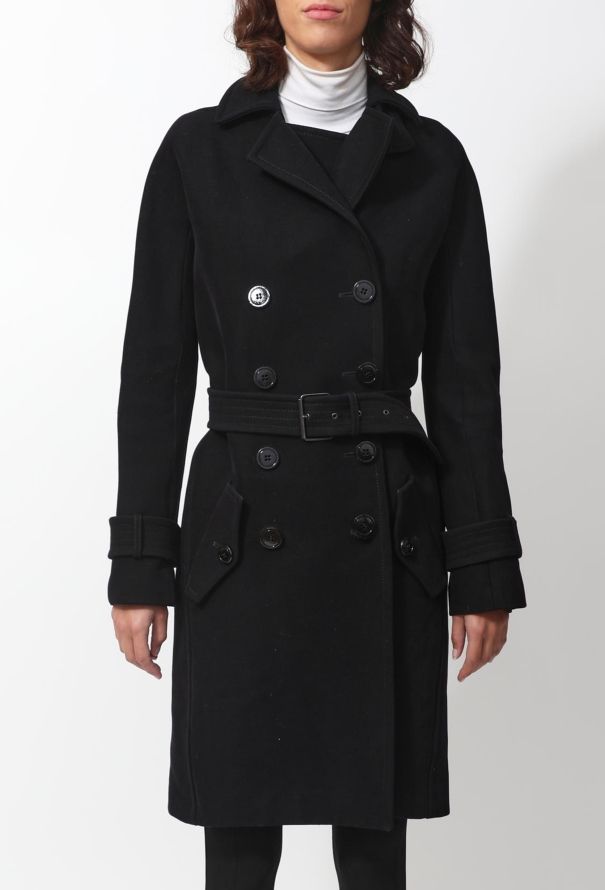 Classic Belted Trench Coat - 2