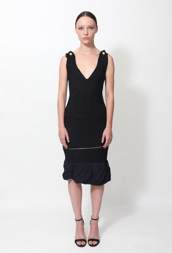 Balenciaga S/S 2005 Spiral Zip Dress - 1