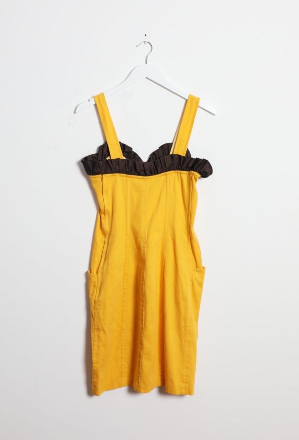 Saint Laurent Vintage Ruffled Dress - 9