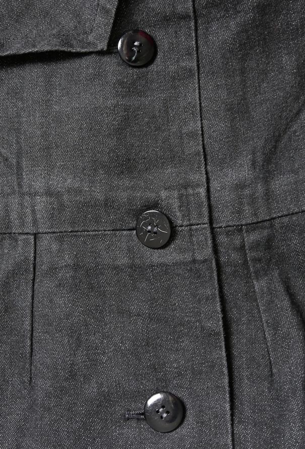 Saint Laurent 70s Denim Bustier Dress - 5