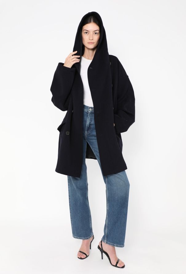 Romeo Gigli '90s Oversized Hooded Coat - 1