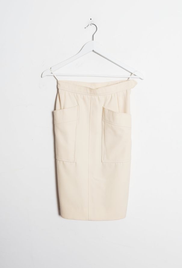 Saint Laurent ‘70s Diagonal Twill Skirt - 6