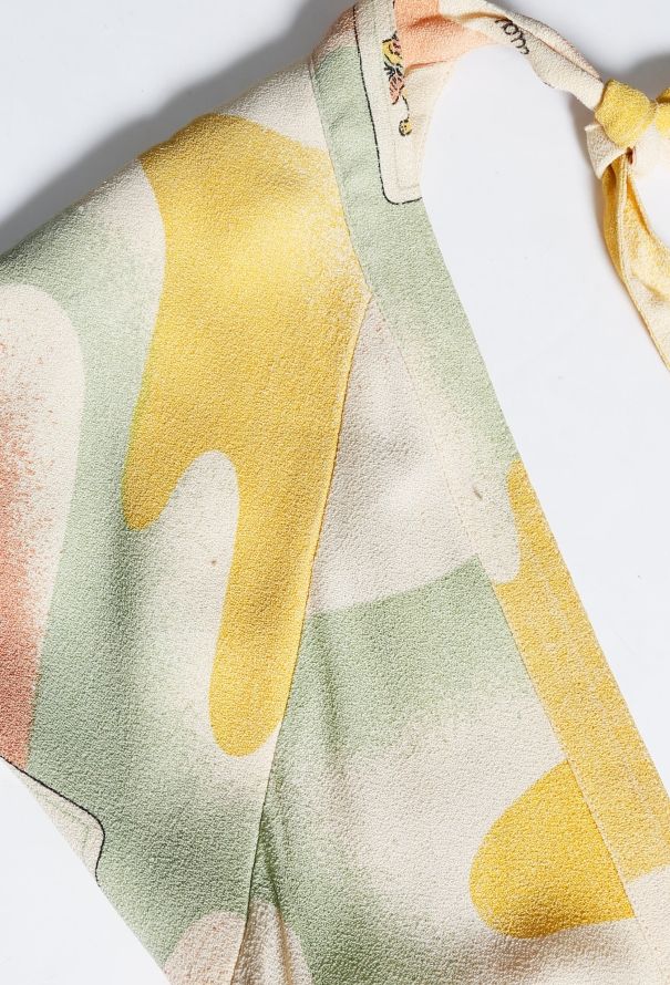 Ossie Clark COLLECTOR Quorum 1965 Moss Crêpe Dress - 8